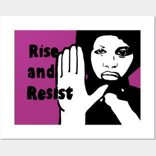 political pop Rise and Resist Posters and Art